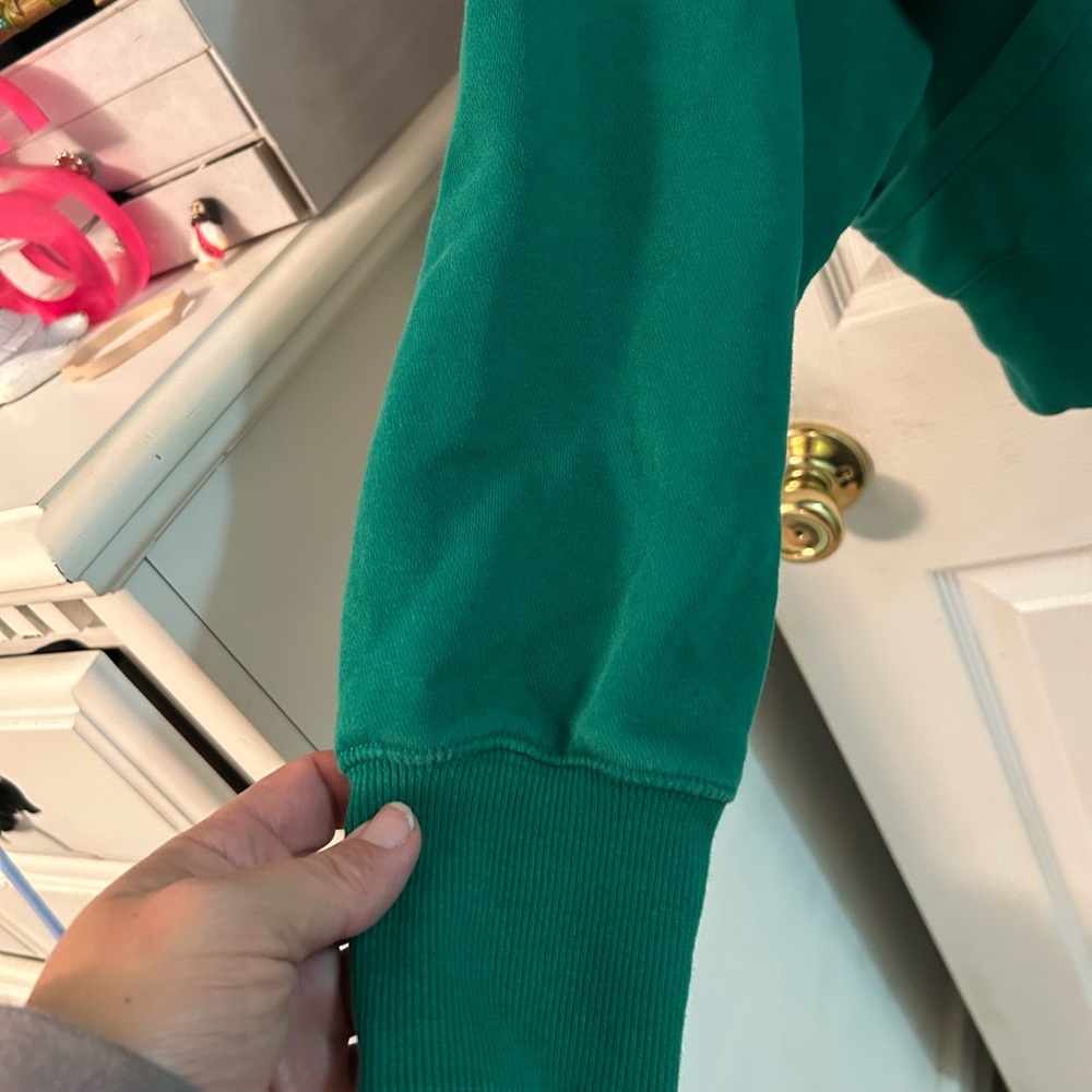 Nike Women's Green Oversized Hoodie - Picture 7 of 7
